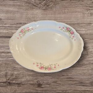 Vintage Mellor & Co Vernon China Platter Floral